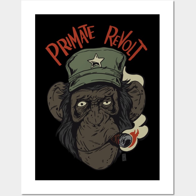 Primate Revolt Wall Art by Thomcat23